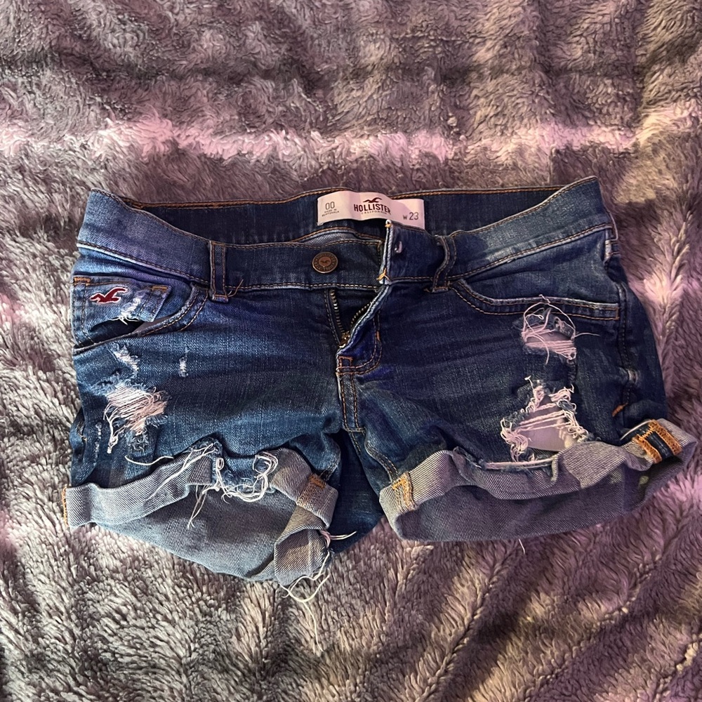 Hollister Distressed Denim Shorts